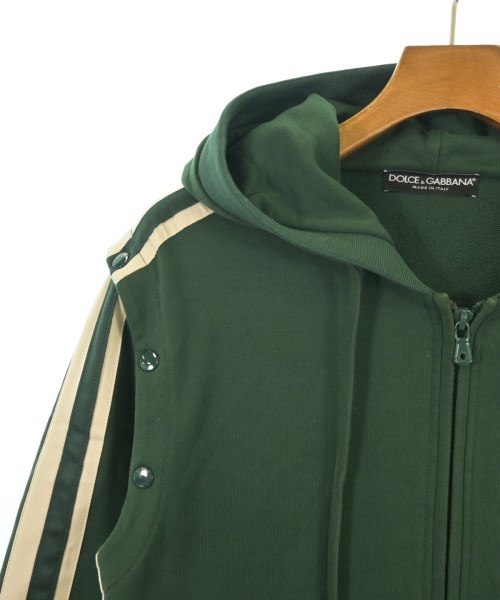 DOLCE&GABBANA（ドルチェアンドガッバーナ）パーカー 緑 サイズ:44(S位) メンズ/2200609980484