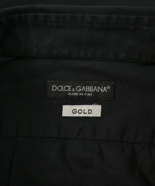 DOLCE&GABBANA（ドルチェアンドガッバーナ）カジュアルシャツ 黒 サイズ:42(XL位) メンズ/2200620293099