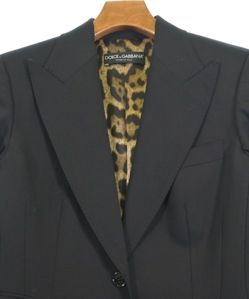 DOLCE&GABBANA（ドルチェアンドガッバーナ）テーラードジャケット 黒 サイズ:40(M位) レディース/2200604063045