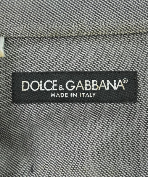DOLCE&GABBANA（ドルチェアンドガッバーナ）ドレスシャツ グレー サイズ:40(L位) メンズ/2200607891034