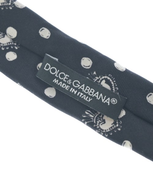 DOLCE&GABBANA（ドルチェアンドガッバーナ）ネクタイ 黒 サイズ:- メンズ/2200607891089