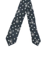DOLCE&GABBANA（ドルチェアンドガッバーナ）ネクタイ 黒 サイズ:- メンズ/2200607891089