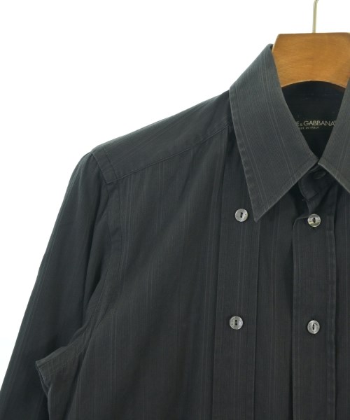 DOLCE&GABBANA（ドルチェアンドガッバーナ）カジュアルシャツ 黒 サイズ:39(M位) メンズ/2200609214060