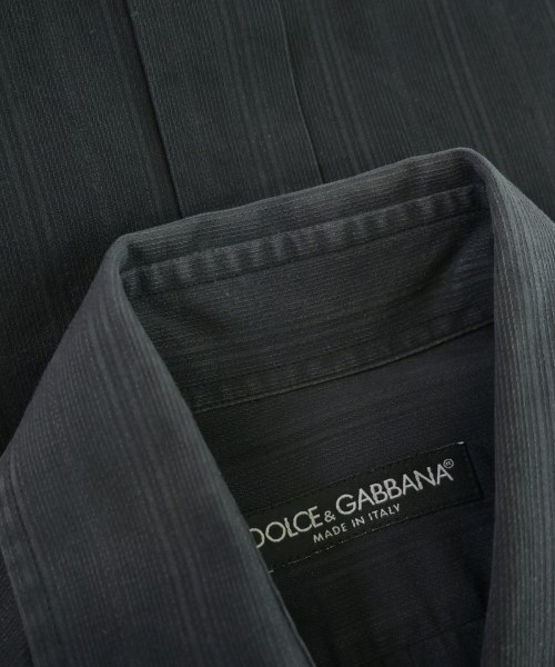 DOLCE&GABBANA（ドルチェアンドガッバーナ）カジュアルシャツ 黒 サイズ:39(M位) メンズ/2200609214060