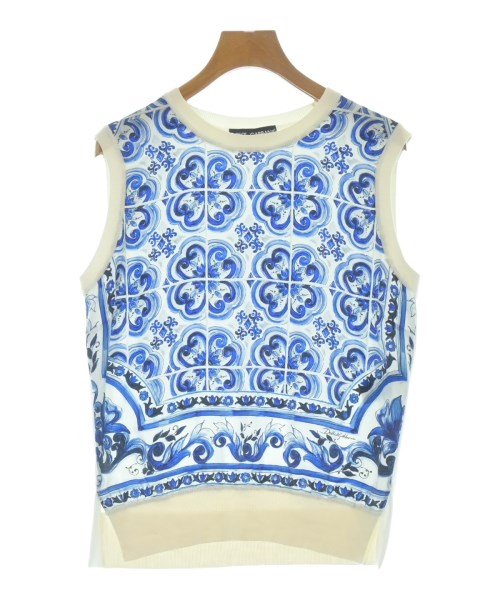 DOLCE&GABBANA(ドルチェアンドガッバーナ)ベスト 白 サイズ:44(L位)/2200673645036