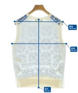 DOLCE&GABBANA（ドルチェアンドガッバーナ）ベスト 白 サイズ:44(L位) レディース/2200673645036