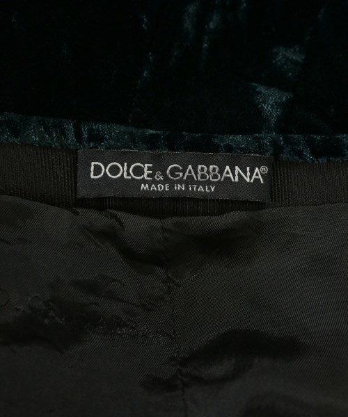 DOLCE&GABBANA（ドルチェアンドガッバーナ）ひざ丈スカート 緑 サイズ:44(L位) レディース/2200673645050