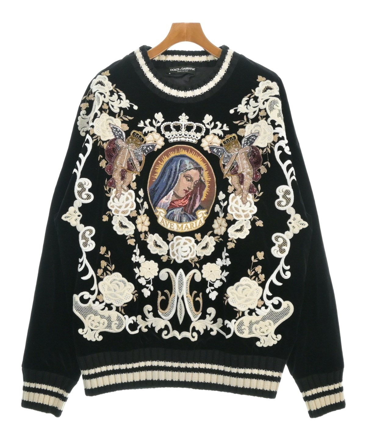 DOLCE&GABBANA（ドルチェアンドガッバーナ）スウェット 黒 サイズ:52