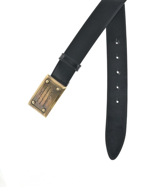 DOLCE&GABBANA（ドルチェアンドガッバーナ）ベルト 黒 サイズ:- メンズ/2200674321526