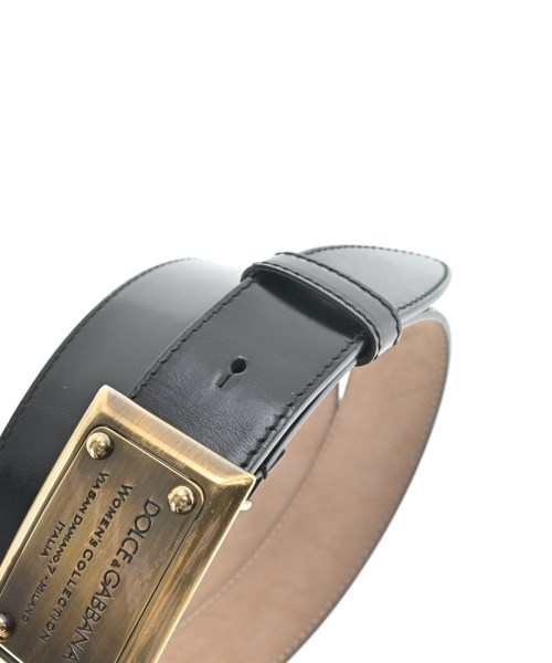 DOLCE&GABBANA（ドルチェアンドガッバーナ）ベルト 黒 サイズ:- メンズ/2200674321526