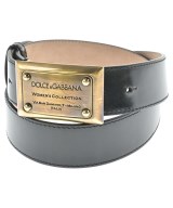 DOLCE&GABBANA（ドルチェアンドガッバーナ）ベルト 黒 サイズ:- メンズ/2200674321526