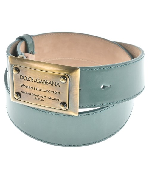 DOLCE&GABBANA(ドルチェアンドガッバーナ)ベルト 緑 サイズ:-/2200674321533