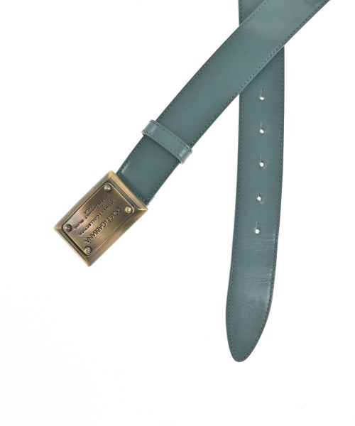 DOLCE&GABBANA（ドルチェアンドガッバーナ）ベルト 緑 サイズ:- メンズ/2200674321533