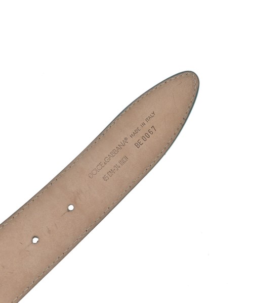 DOLCE&GABBANA（ドルチェアンドガッバーナ）ベルト 緑 サイズ:- メンズ/2200674321533