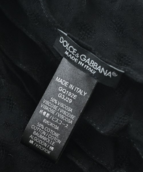 DOLCE&GABBANA（ドルチェアンドガッバーナ）ストール 黒 サイズ:- メンズ/2200675305082