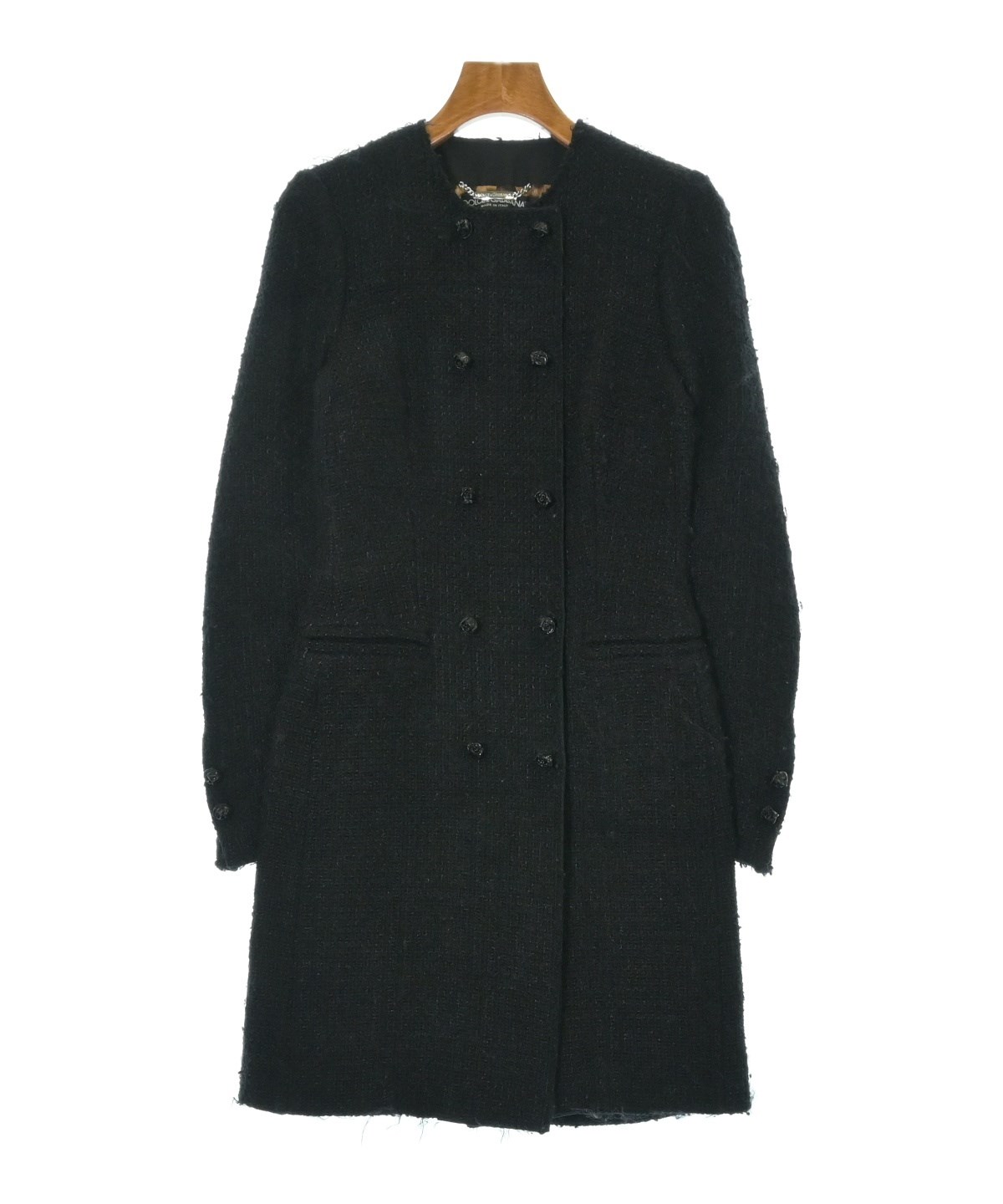 D&G ウールコート　黒　38サイズ美品 DOLCE&GABBANA（ドルチェアンドガッバーナ）その他 黒 サイズ:36(XS位