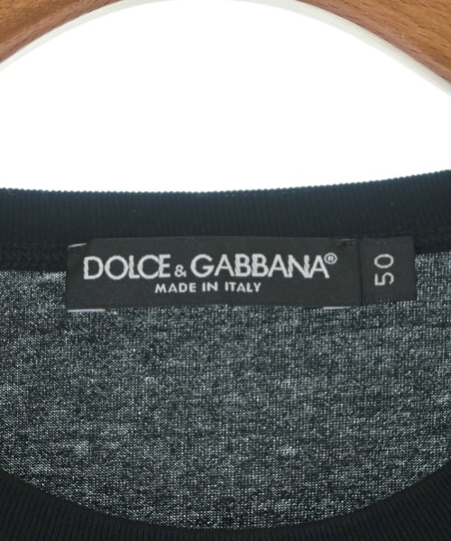 DOLCE&GABBANA（ドルチェアンドガッバーナ）Tシャツ・カットソー 黒 サイズ:50(XL位) メンズ/2200672956102