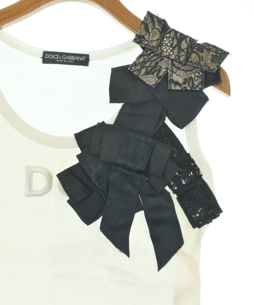 DOLCE&GABBANA（ドルチェアンドガッバーナ）ノースリーブ 白 サイズ:36(XS位) レディース/2200670577101
