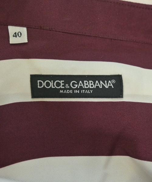 DOLCE&GABBANA（ドルチェアンドガッバーナ）カジュアルシャツ 白 サイズ:40(L位) メンズ/2200677132013