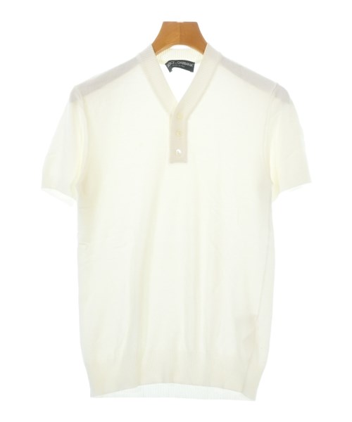 DOLCE&GABBANA(ドルチェアンドガッバーナ)ニット・セーター 白 サイズ:48(L位)/2200678044032