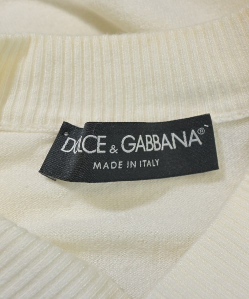 DOLCE&GABBANA（ドルチェアンドガッバーナ）ニット・セーター 白 サイズ:48(L位) メンズ/2200678044032