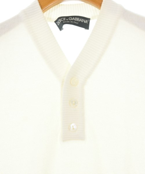 DOLCE&GABBANA（ドルチェアンドガッバーナ）ニット・セーター 白 サイズ:48(L位) メンズ/2200678044032