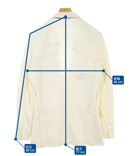 DOLCE&GABBANA（ドルチェアンドガッバーナ）カジュアルジャケット 白 サイズ:46(M位) メンズ/2200678855034