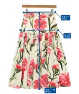 DOLCE&GABBANA（ドルチェアンドガッバーナ）ロング・マキシ丈スカート 白 サイズ:40(M位) レディース/2200677080628