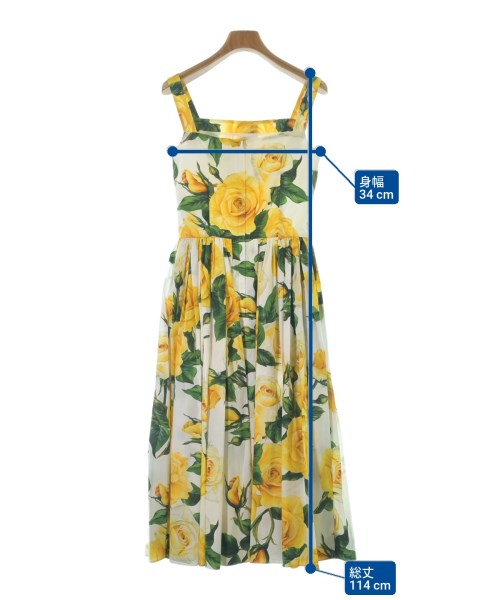 DOLCE&GABBANA（ドルチェアンドガッバーナ）ワンピース 白 サイズ:38(S位) レディース/2200677080635