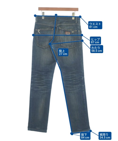 DOLCE&GABBANA（ドルチェアンドガッバーナ）デニムパンツ 紺 サイズ:44(S位) メンズ/2200674087064