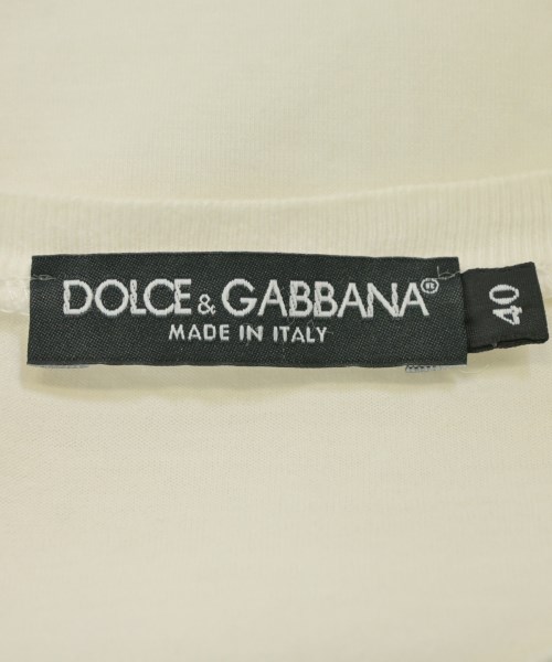 DOLCE&GABBANA（ドルチェアンドガッバーナ）Tシャツ・カットソー 白 サイズ:40(M位) レディース/2200678885024