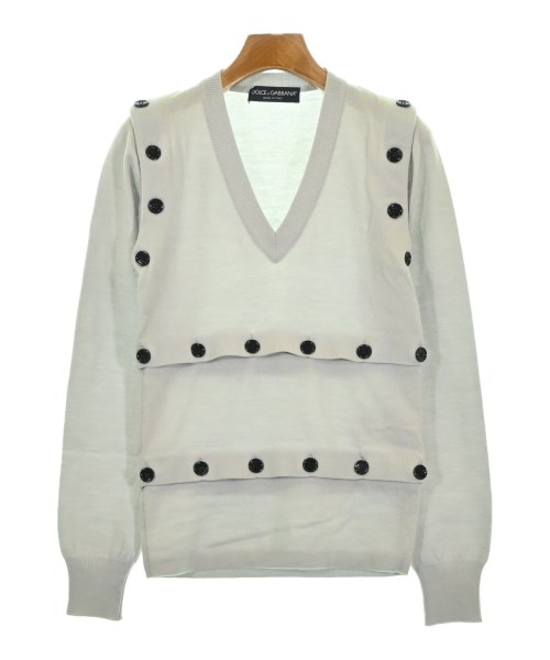 DOLCE&GABBANA(ドルチェアンドガッバーナ)ニット・セーター グレー サイズ:40(M位)/2200679622147