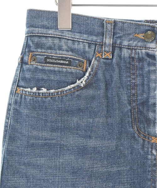 DOLCE&GABBANA（ドルチェアンドガッバーナ）ミニスカート 青 サイズ:40(M位) レディース/2200675677097