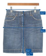 DOLCE&GABBANA（ドルチェアンドガッバーナ）ミニスカート 青 サイズ:40(M位) レディース/2200675677097