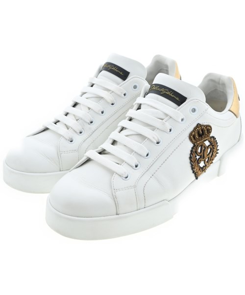 DOLCE&GABBANA(ドルチェアンドガッバーナ)スニーカー 白 サイズ:UK9(27.5cm位)/2200680243010