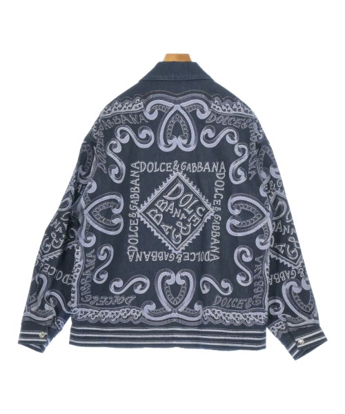 DOLCE&GABBANA（ドルチェアンドガッバーナ）デニムジャケット 紺 サイズ:46(M位) メンズ/2200675265034