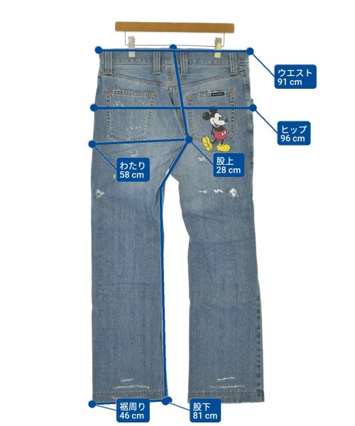 DOLCE&GABBANA（ドルチェアンドガッバーナ）デニムパンツ 青 サイズ:52(XXL位) メンズ/2200679364054