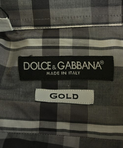 DOLCE&GABBANA（ドルチェアンドガッバーナ）カジュアルシャツ グレー サイズ:40(L位) メンズ/2200681337169
