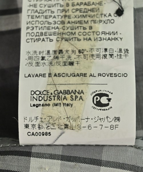 DOLCE&GABBANA（ドルチェアンドガッバーナ）カジュアルシャツ グレー サイズ:40(L位) メンズ/2200681337169