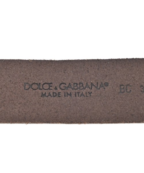 DOLCE&GABBANA（ドルチェアンドガッバーナ）ベルト 茶 サイズ:36/90 メンズ/2200681337411