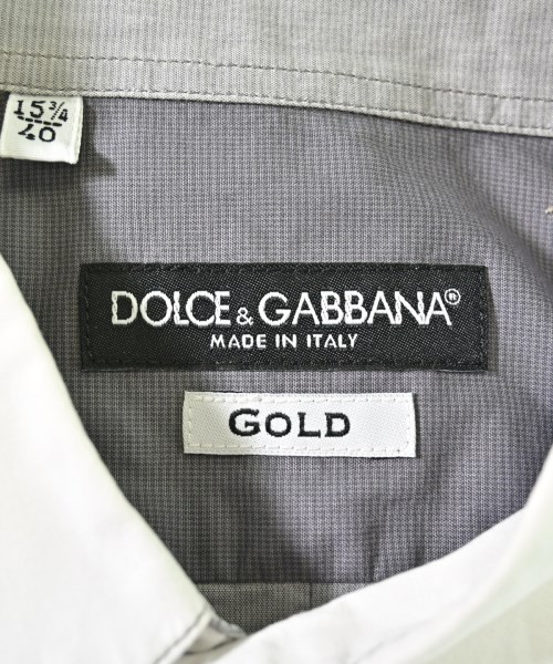DOLCE&GABBANA（ドルチェアンドガッバーナ）カジュアルシャツ 白 サイズ:40(L位) メンズ/2200678004029