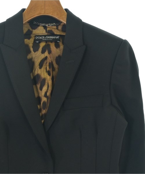 DOLCE&GABBANA（ドルチェアンドガッバーナ）テーラードジャケット 黒 サイズ:40(M位) レディース/2200682160018