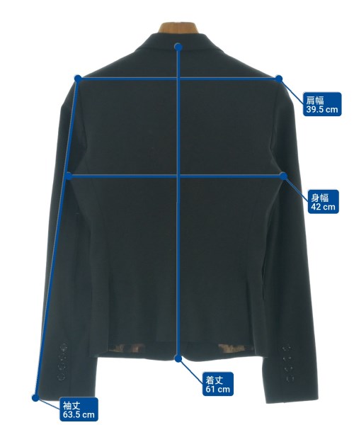 DOLCE&GABBANA（ドルチェアンドガッバーナ）テーラードジャケット 黒 サイズ:40(M位) レディース/2200682160018