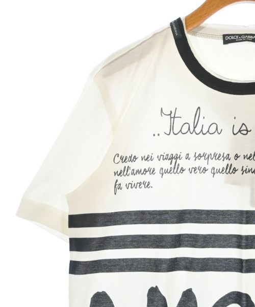 DOLCE&GABBANA（ドルチェアンドガッバーナ）Tシャツ・カットソー 白 サイズ:46(XL位) レディース/2200694717156