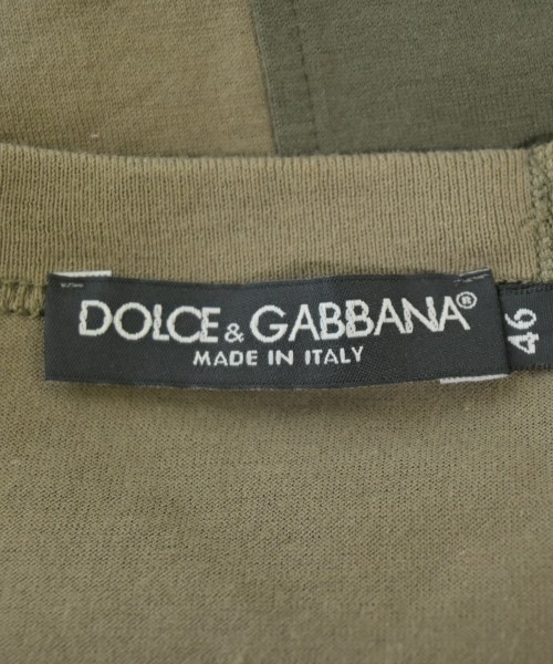 DOLCE&GABBANA（ドルチェアンドガッバーナ）Tシャツ・カットソー カーキ サイズ:46(M位) メンズ/2200695352066