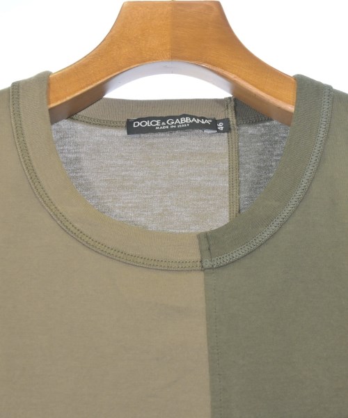 DOLCE&GABBANA（ドルチェアンドガッバーナ）Tシャツ・カットソー カーキ サイズ:46(M位) メンズ/2200695352066