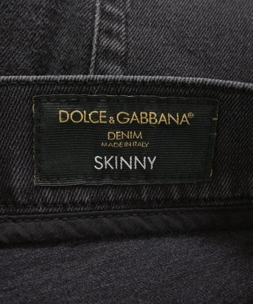 DOLCE&GABBANA（ドルチェアンドガッバーナ）デニムパンツ 黒 サイズ:46(M位) メンズ/2200695473051