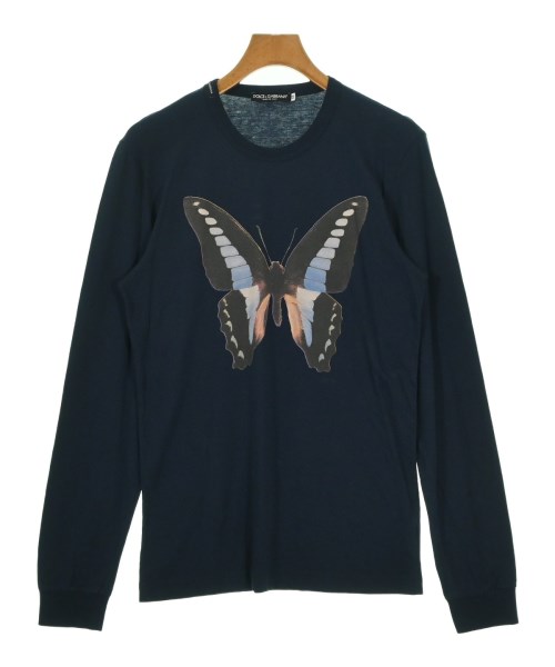 DOLCE&GABBANA(ドルチェアンドガッバーナ)Tシャツ・カットソー 紺 サイズ:48(L位)/2200692097779