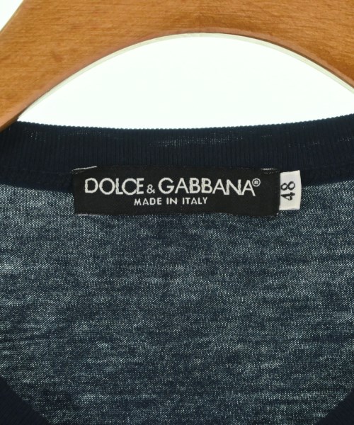 DOLCE&GABBANA（ドルチェアンドガッバーナ）Tシャツ・カットソー 紺 サイズ:48(L位) メンズ/2200692097779