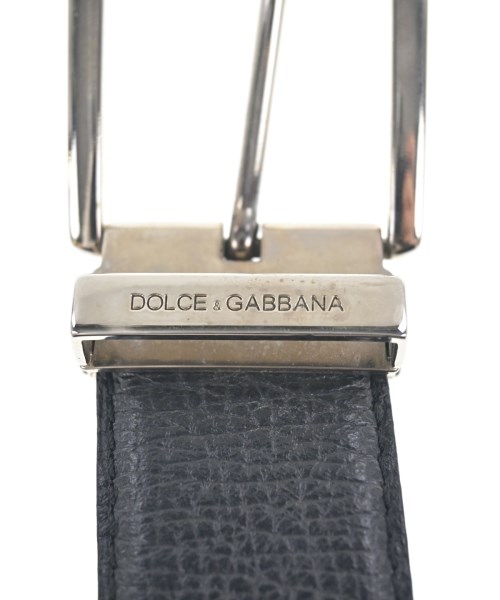DOLCE&GABBANA（ドルチェアンドガッバーナ）ベルト 黒 サイズ:- メンズ/2200692338988